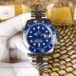 Perfect Replica Rolex Submariner Blue Bezel Blue Face 40mm Watch